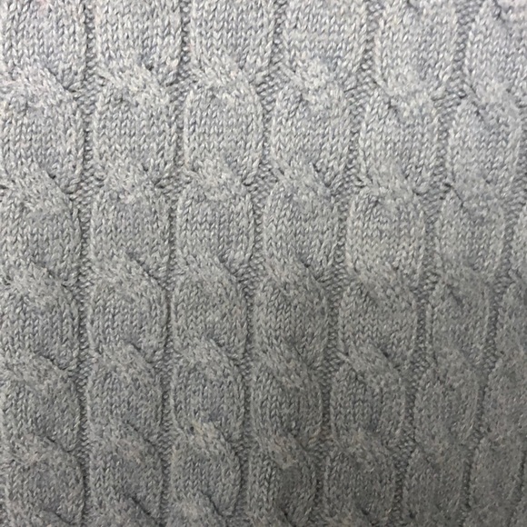 Dusty blue longsleeve turtleneck sweater - Picture 3 of 5